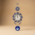 Reloj amuleto ojo turco con manos de Fátima y ojo colgante de vidrio
